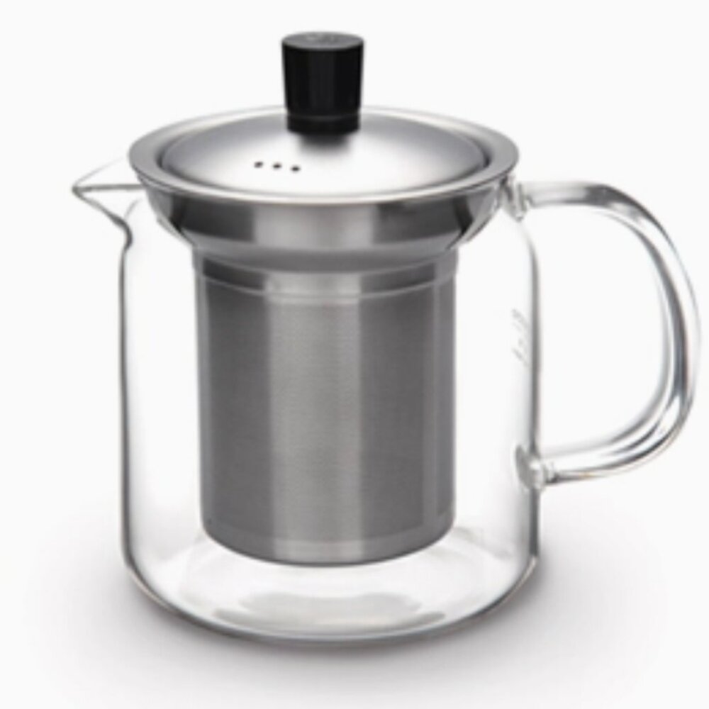 16 oz Glass Teapot with Stainless Steel Infuser